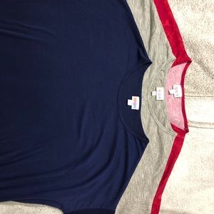 Lot of 3 Lularoe Irma tops